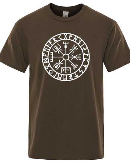 Męski T-shirt klasyczny z nordyckim motywem