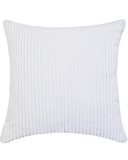 Poszewka na poduszkę prążkowana w jednolitych kolorach