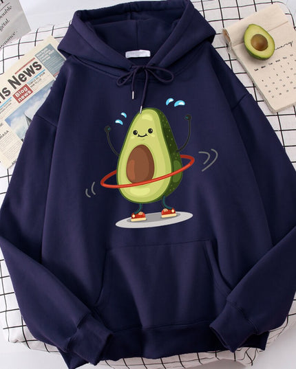 Damska bluza z nadrukiem awokado