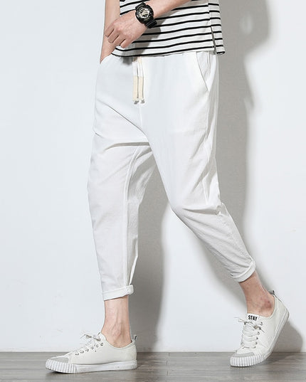 Męskie spodnie eleganckie o casualowym kroju