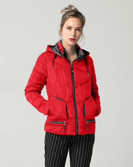 Damska kurtka przejściowa dwukolorowa