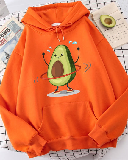 Damska bluza z nadrukiem awokado