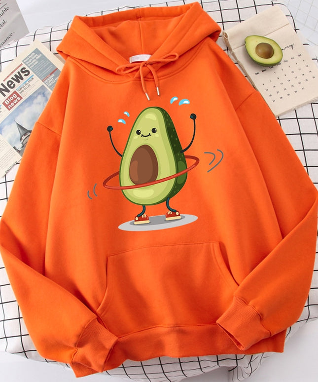 Damska bluza z nadrukiem awokado
