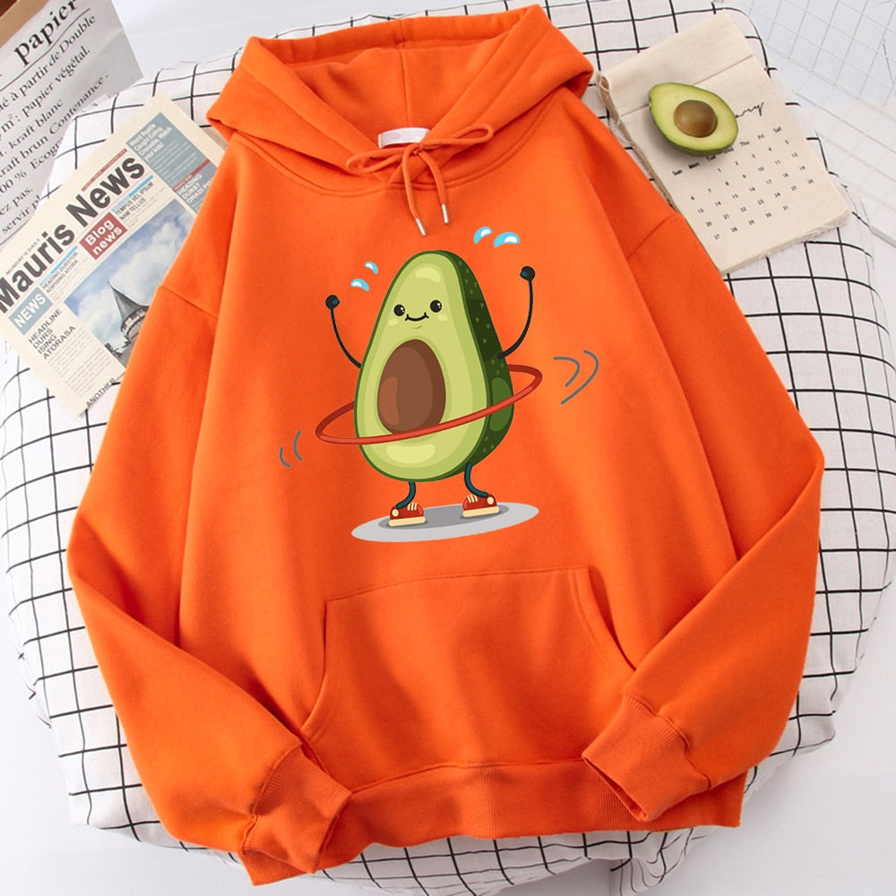 Damska bluza z nadrukiem awokado