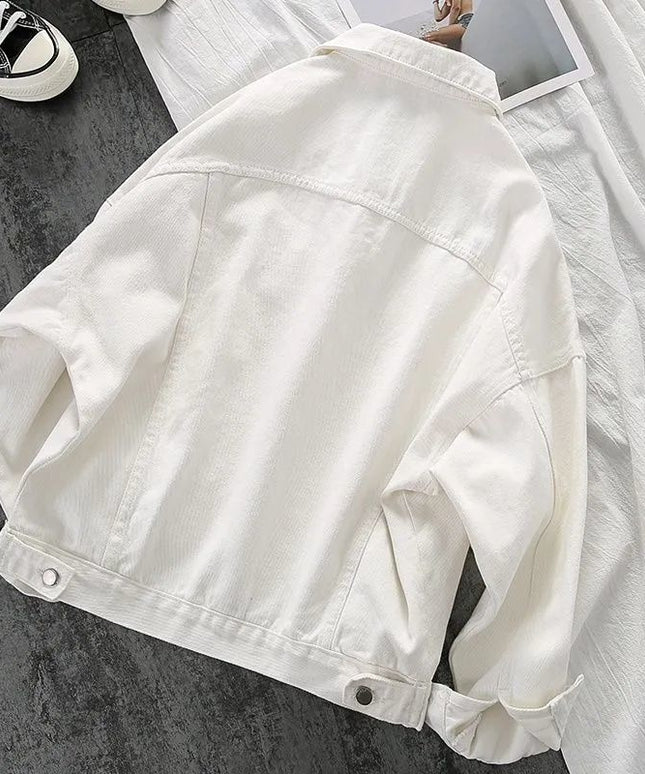 Damska kurtka jeansowa klasyczna o prostym kroju