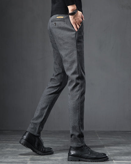 Męskie spodnie chinosy z długimi nogawkami