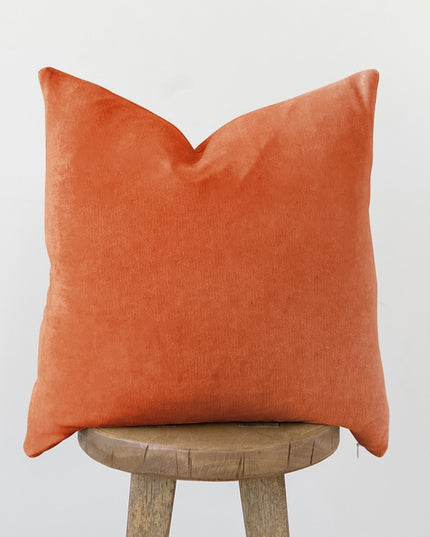 Poszewka na poduszkę welurowa w jednolitym kolorze