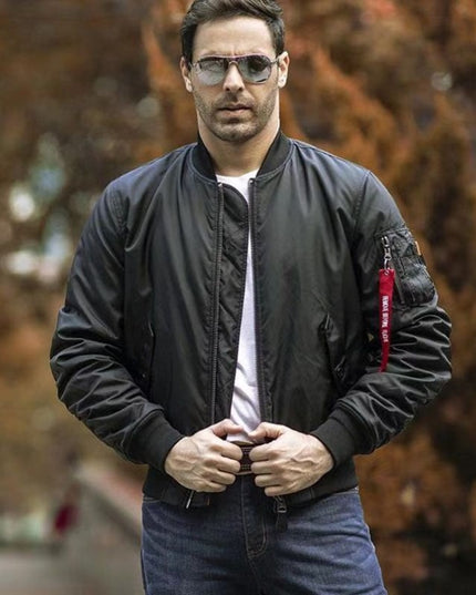 Męska kurtka przejściowa przeciwdeszczowa klasyczna