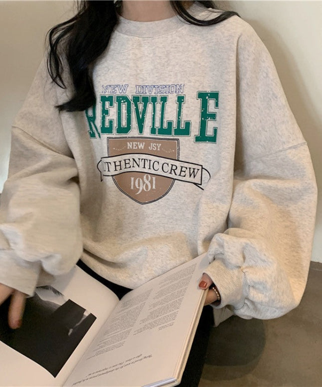 Damska bluza oversize bez kaptura