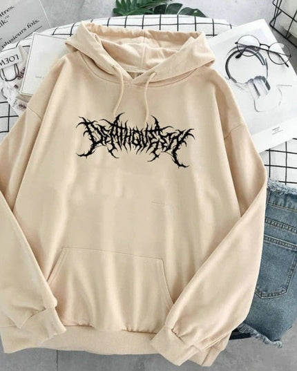 Męska bluza z kapturem i nadrukiem