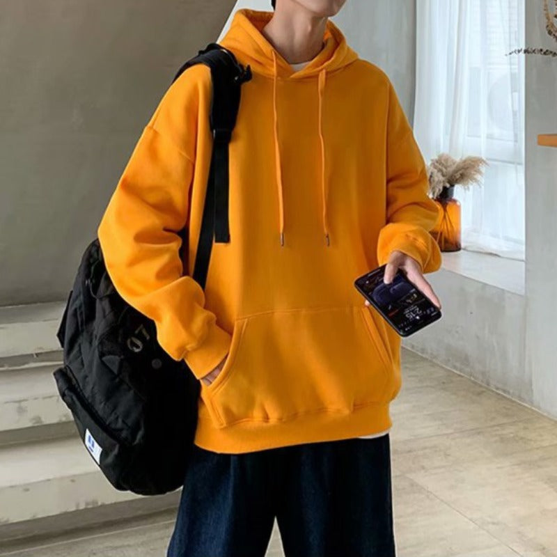 Męska bluza klasyczna z kapturem