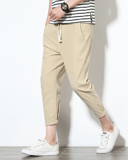 Męskie spodnie eleganckie o casualowym kroju