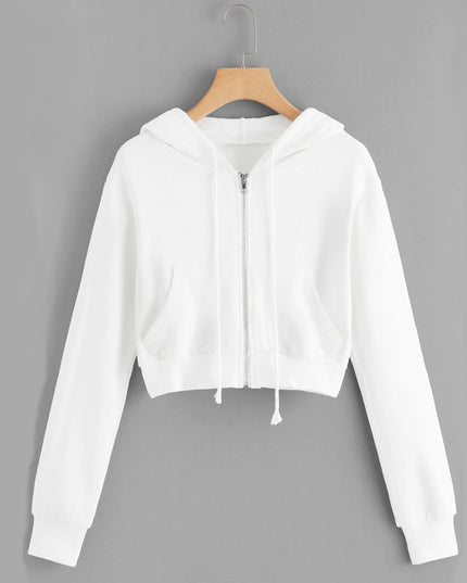 Damska bluza rozpinana z kapturem