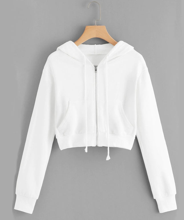 Damska bluza rozpinana z kapturem