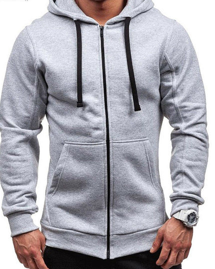 Męska bluza z kapturem rozpinana