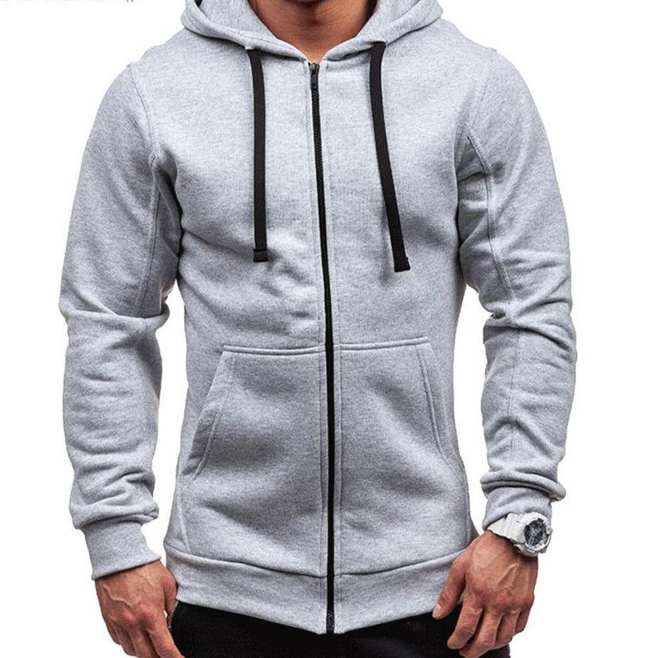 Męska bluza z kapturem rozpinana
