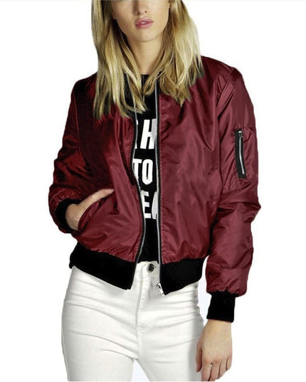 Damska kurtka przejściowa bomberka