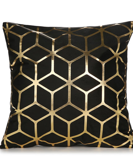 Poszewka na poduszkę elegancka w złotych kolorach