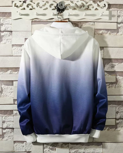 Męska bluza ombre z kapturem