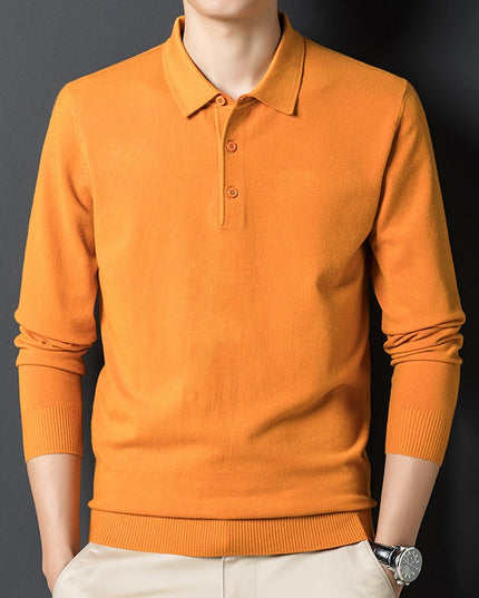 Męski sweter rozpinany z kołnierzykiem