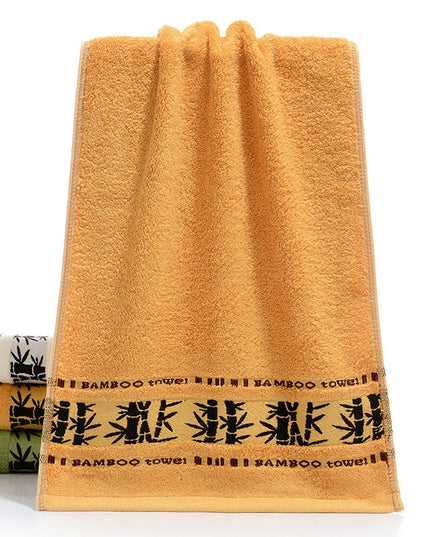 Ręcznik łazienkowy bambusowy ze wzorem zestaw
