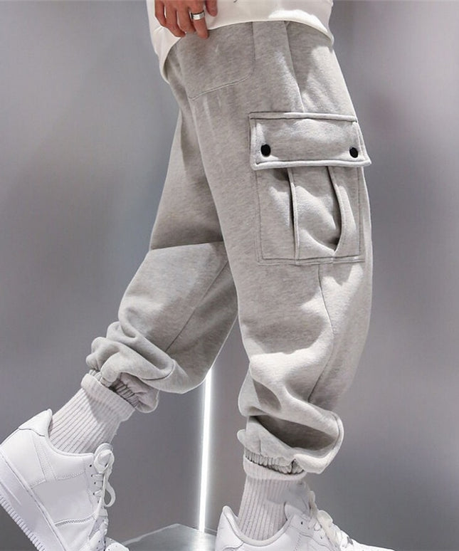 Męskie spodnie dresowe z kieszeniami