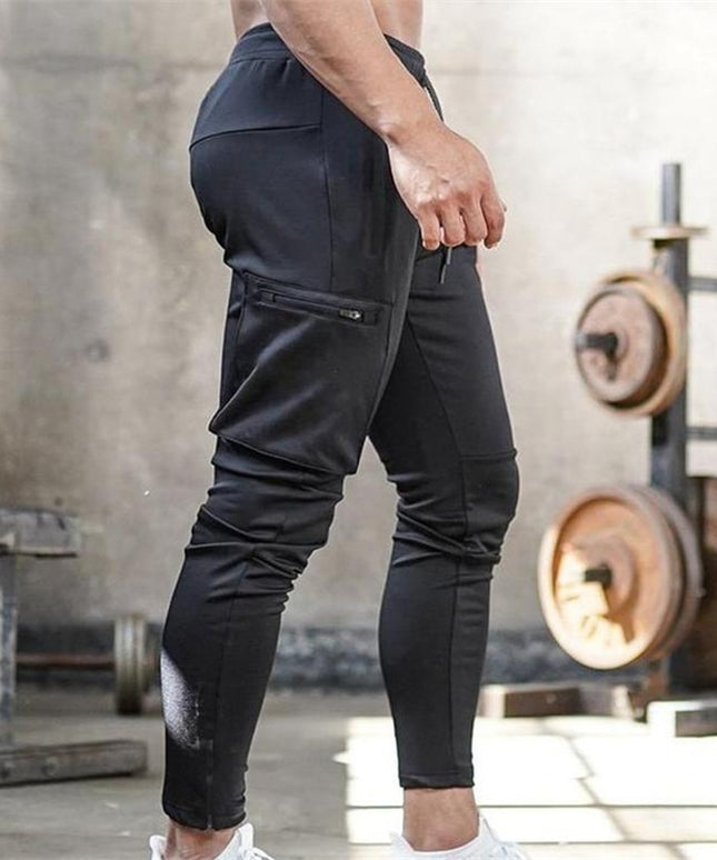 Męskie spodnie dresowe ze zwężanymi nogawkami