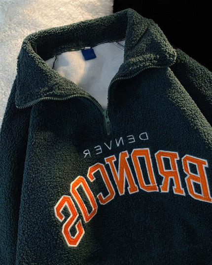 Męska bluza polarowa z nadrukiem