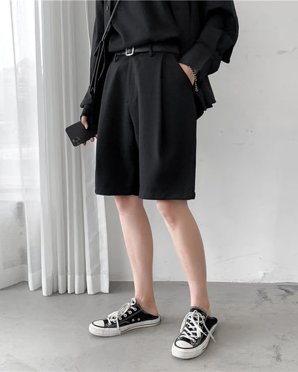 Męskie szorty eleganckie do kolan