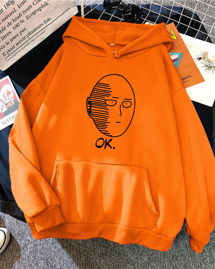 Męska bluza z kapturem i nadrukiem