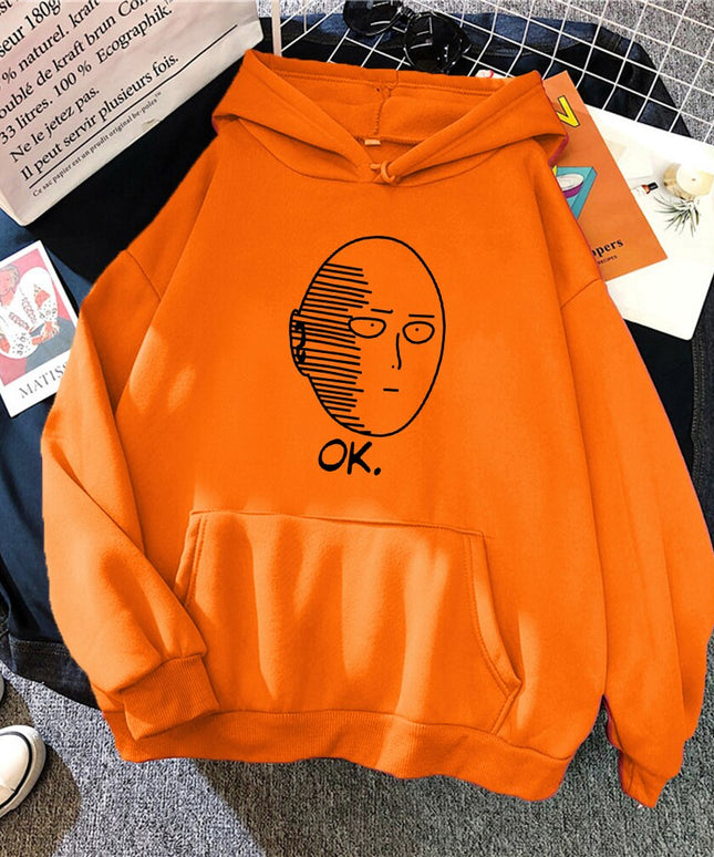 Męska bluza z kapturem i nadrukiem