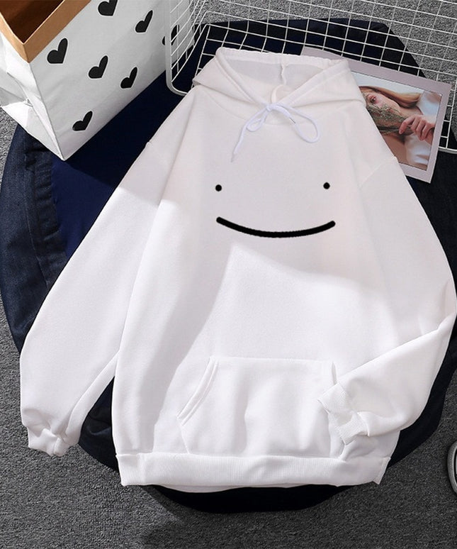 Męska bluza z nadrukiem i kapturem