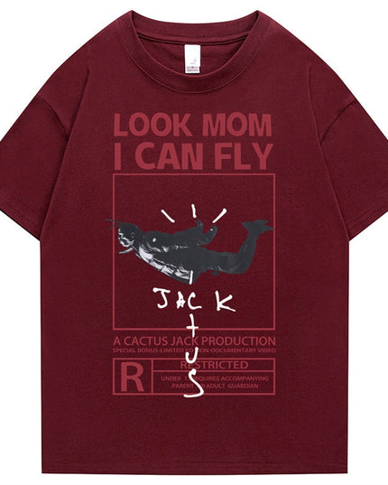 Męski T-shirt klasyczny z nadrukiem