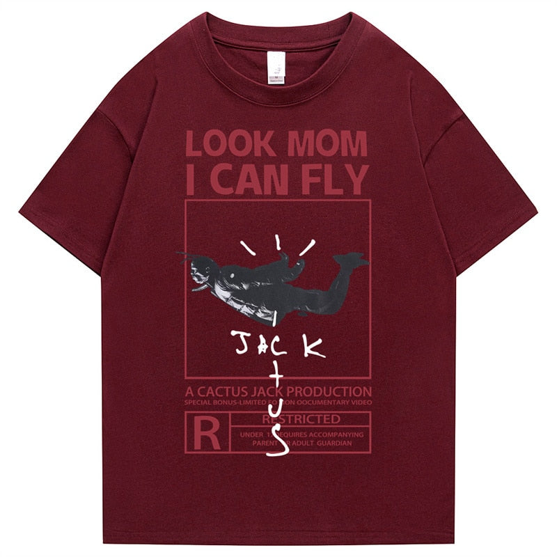 Męski T-shirt klasyczny z nadrukiem