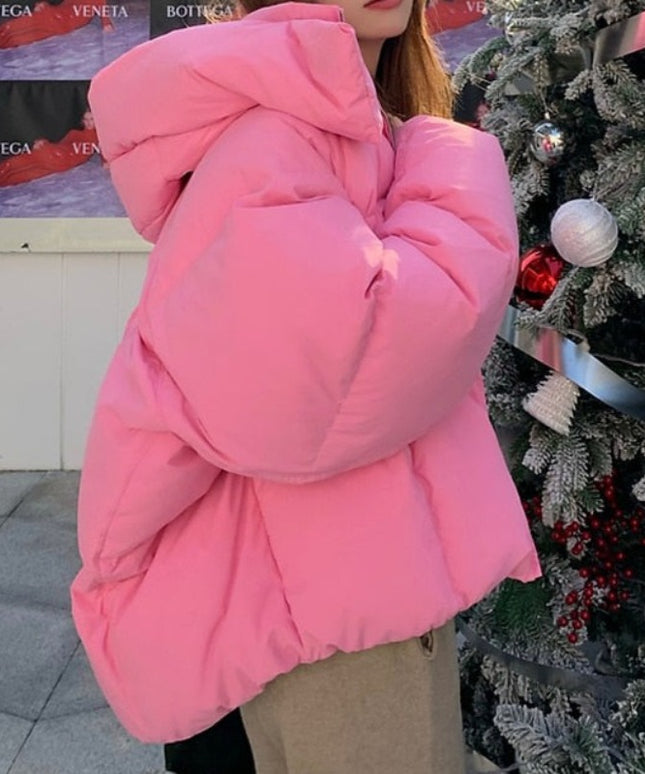 Damska kurtka zimowa o kroju oversize