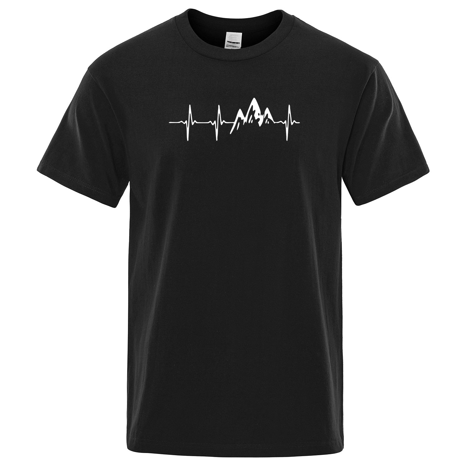 Męski T-shirt z nadrukiem z motywem gór
