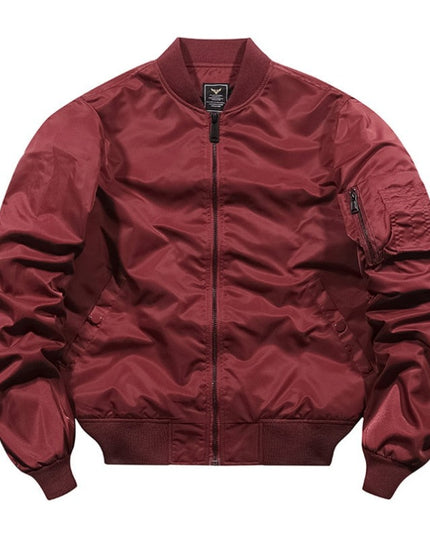 Męska kurtka przejściowa bomberka klasyczna z marszczeniami