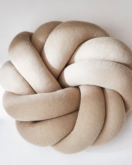 Poduszka dekoracyjna bawełniana węzeł nowoczesny styl