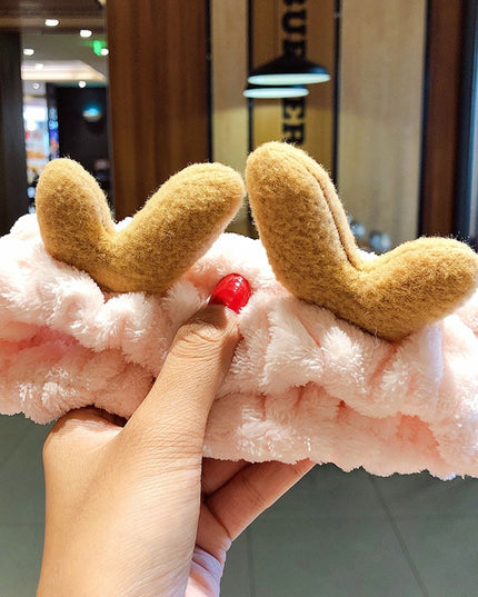 Opaska do włosów z różkami renifera