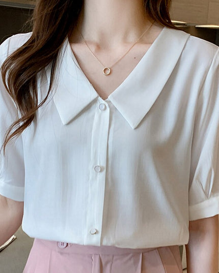 Damska koszula z krótkim rękawem