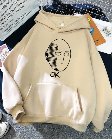 Męska bluza z kapturem i nadrukiem