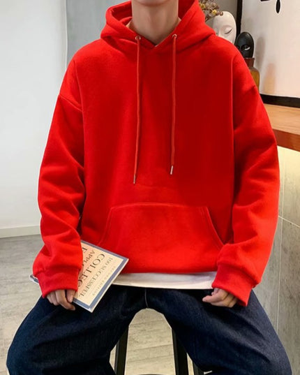 Męska bluza klasyczna z kapturem