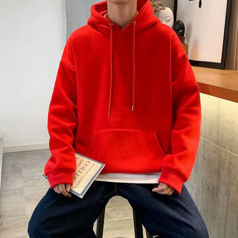 Męska bluza klasyczna z kapturem