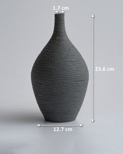 Wazon ceramiczny dekoracyjny okrągły