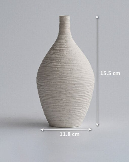 Wazon ceramiczny dekoracyjny okrągły