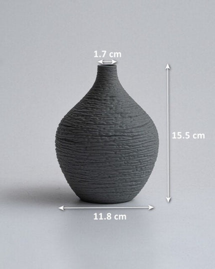 Wazon ceramiczny dekoracyjny okrągły