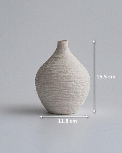 Wazon ceramiczny dekoracyjny okrągły