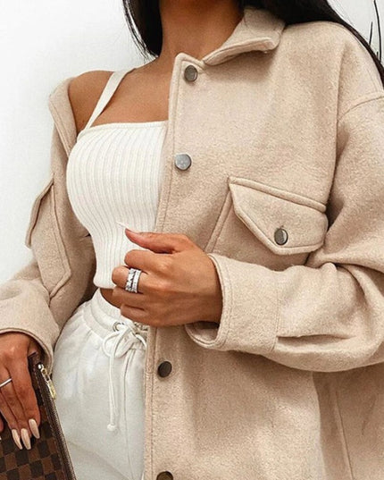 Damska kurtka przejściowa koszulowa