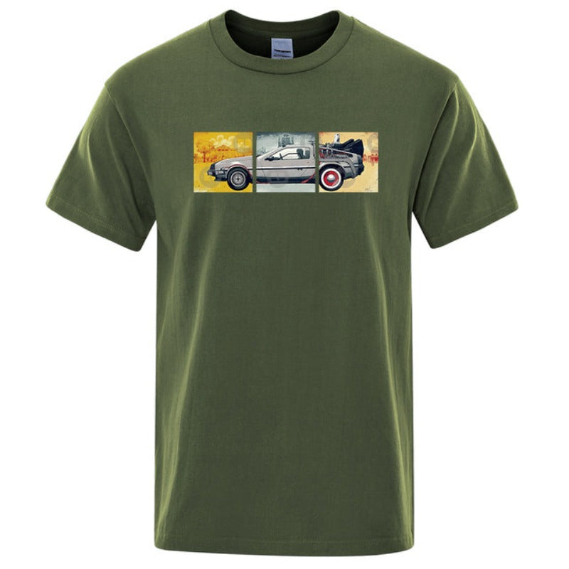 Męski T-shirt klasyczny z nadrukiem
