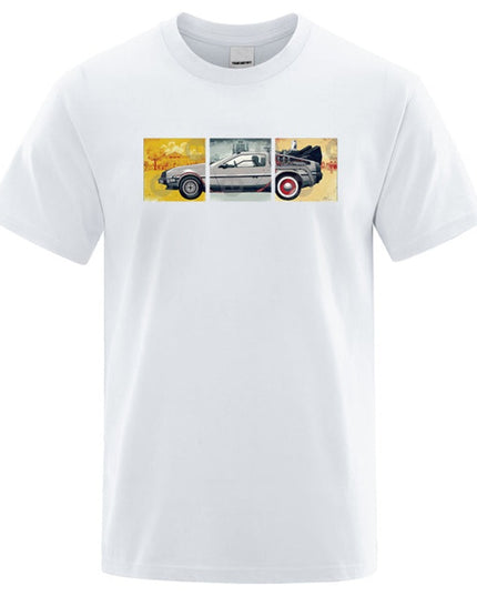 Męski T-shirt klasyczny z nadrukiem